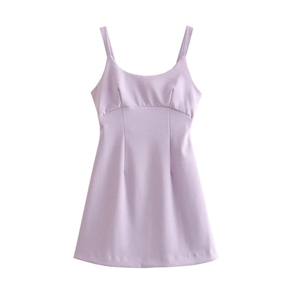 Lavender Mini Dress